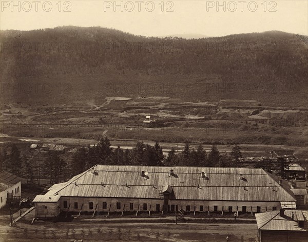 Infirmary for Hard Labor Convicts at the Nizhniaia Kara Mining Works, 1891. Creator: Aleksei Kuznetsov.