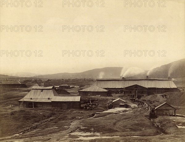 East Side of the Kutomara Silver Smelting Plant, 1891. Creator: Aleksei Kuznetsov.