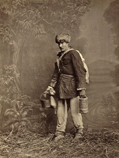 A Vagrant on the Loose, 1891. Creator: Aleksei Kuznetsov.