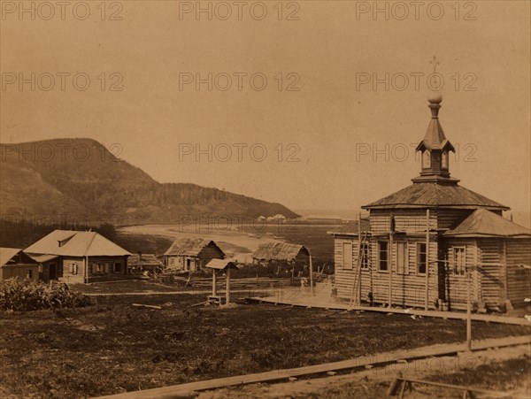 Prison Church at the Aleksandrovsk Post, 1880-1899. Creator: Innokenty Ignatievich Pavlovsky.