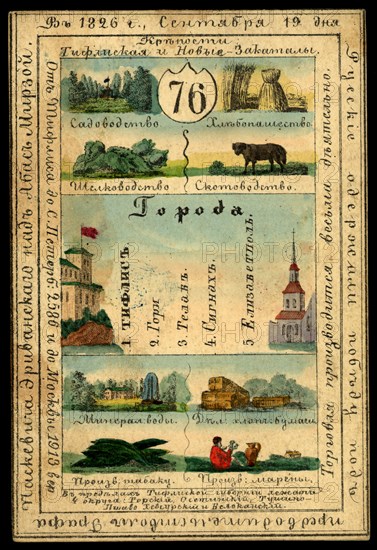 Tiflis Province, 1856. Creator: Unknown.