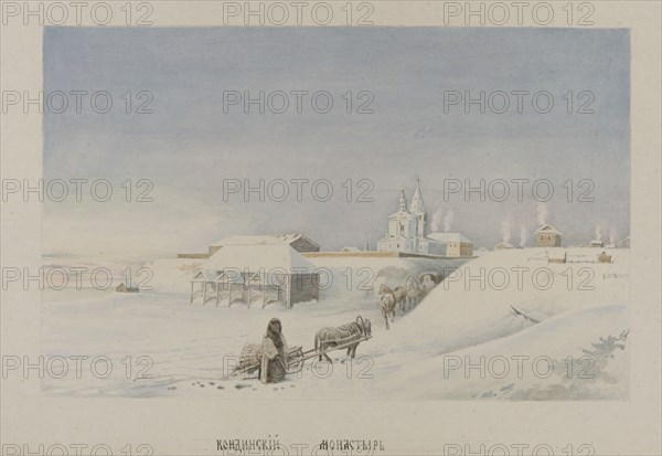 Kondinskii Monastery, 1862-1887. Creator: Mikhail Znamensky.