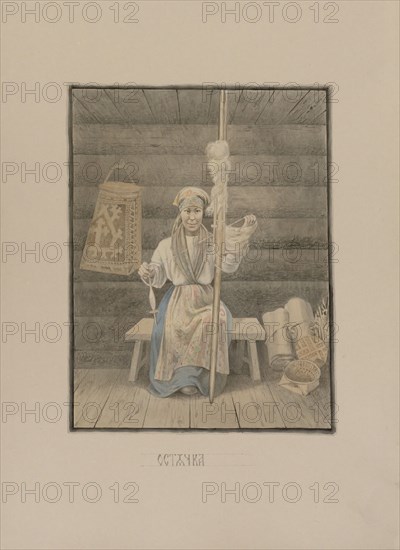 Khant woman, 1862-1887. Creator: Mikhail Znamensky.