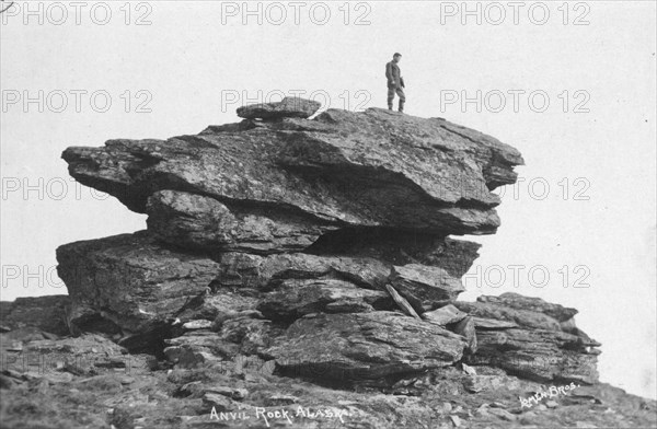 Anvil Rock, between c1900 and c1930. Creator: Lomen Brothers.