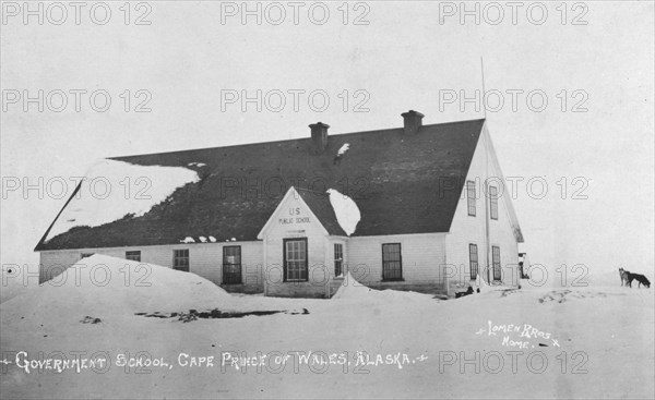 Public school provided by the U.S. Government, between c1900 and c1930. Creator: Lomen Brothers.