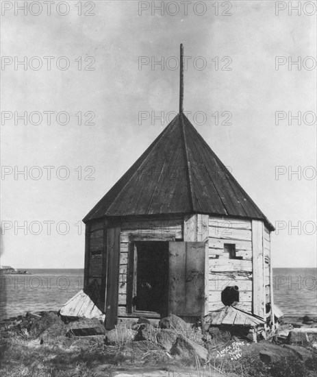 Russian block house, between c1900 and c1930. Creator: Lomen Brothers.