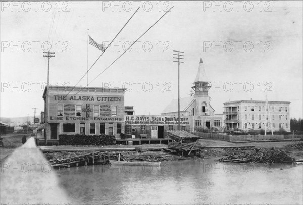 The Alaska Citizen building, between c1900 and 1916. Creator: Unknown.