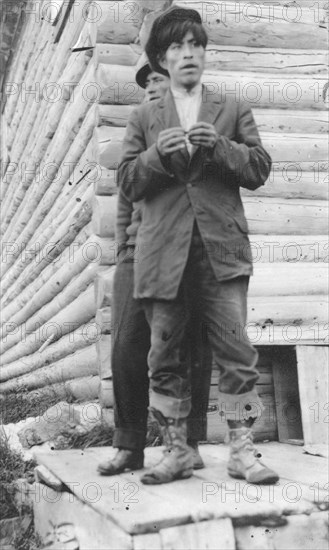 Two Eskimo men, between c1900 and 1916. Creator: Unknown.