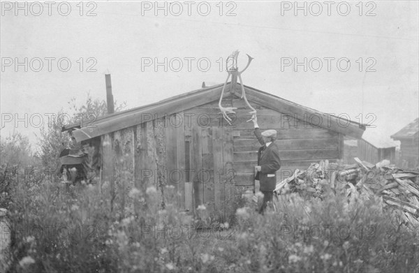 Rex Beach's cabin, between c1900 and 1916. Creator: Unknown.