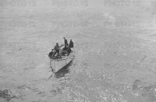 Workmen from cannery at King's Cove, between c1900 and 1916. Creator: Unknown.