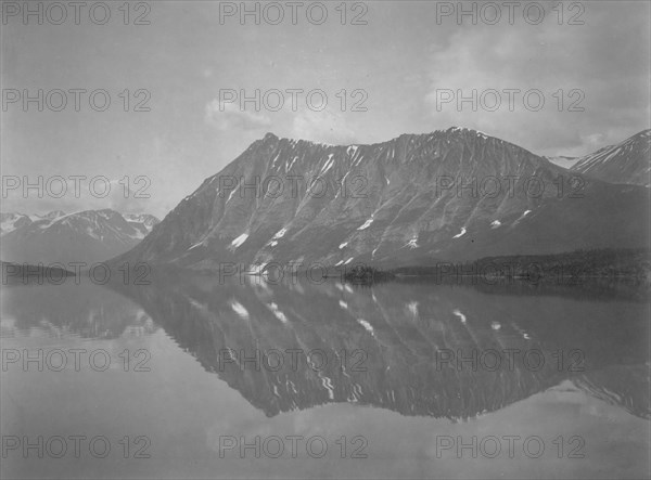 Cathedral Mountain and Lake Atlin, between c1900 and 1927. Creator: Unknown.