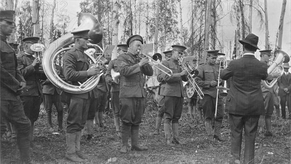 Band concert, between c1900 and c1930. Creator: Unknown.