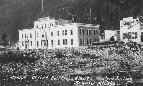 General Office Building of Central Railway, between c1900 and c1930. Creator: Unknown.