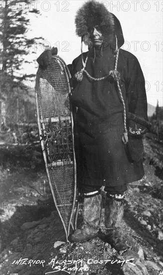 Interior Alaska costume, between c1900 and c1930. Creator: Unknown.