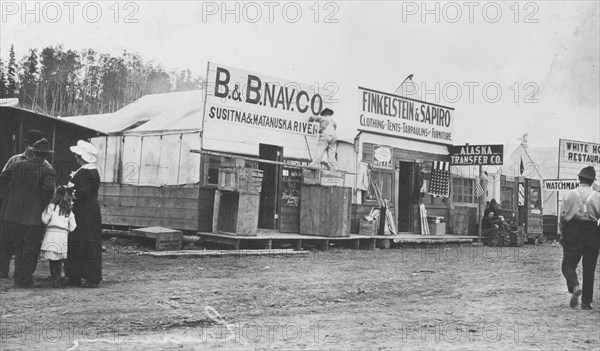 Street scene, between c1900 and c1930. Creator: Unknown.