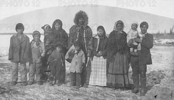 Indian families, between c1900 and c1930. Creator: Unknown.