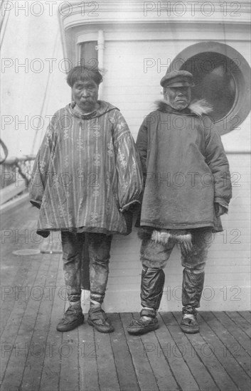 Two Eskimos who were among the first to sell reindeer to the U.S. government, c1900-c1930. Creator: Unknown.