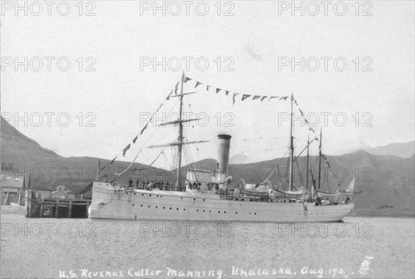 U.S. Revenue cutter "Manning", 1908. Creator: Unknown.