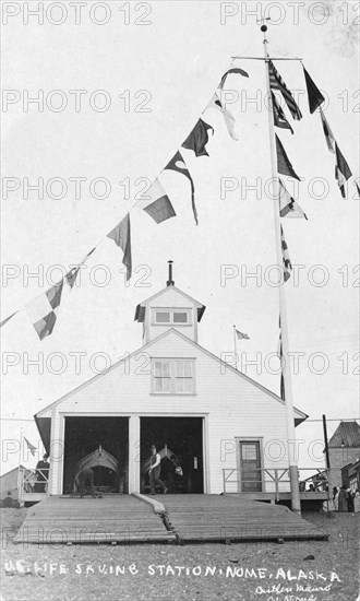 U.S. Life Saving Station, between c1900 and c1930. Creator: Unknown.