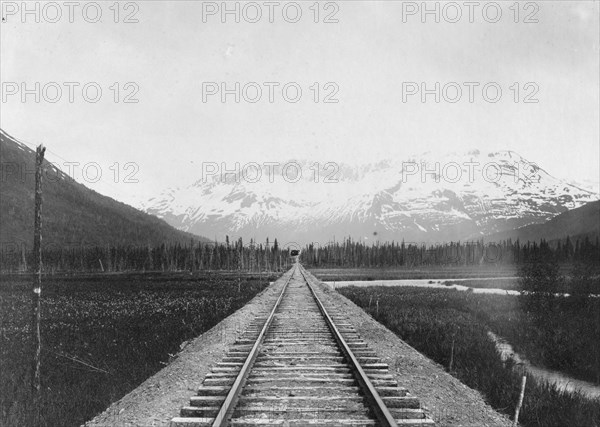 Railroad on Kenai Peninsula, between c1900 and 1927. Creator: Unknown.