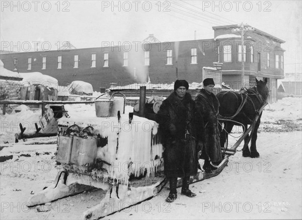 Water wagon, between c1900 and c1930. Creator: Unknown.