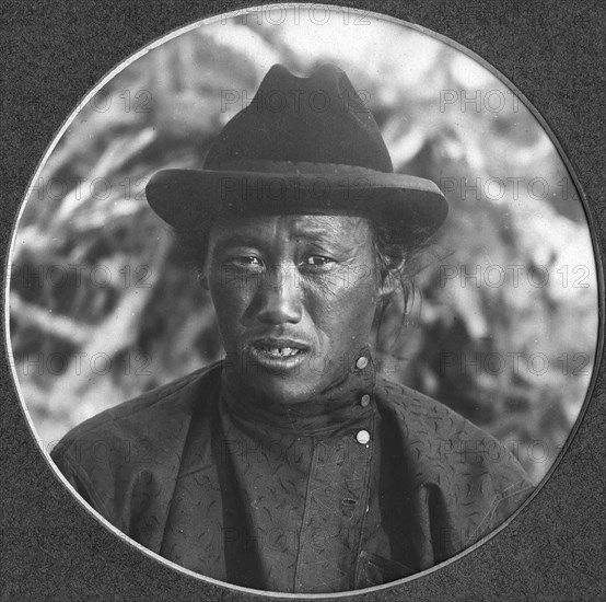 Portrait of a Korean forest sawyer, 1909. Creator: Vladimir Ivanovich Fedorov.