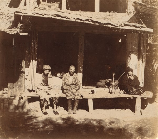 Tea room, Samarkand, between 1905 and 1915. Creator: Sergey Mikhaylovich Prokudin-Gorsky.