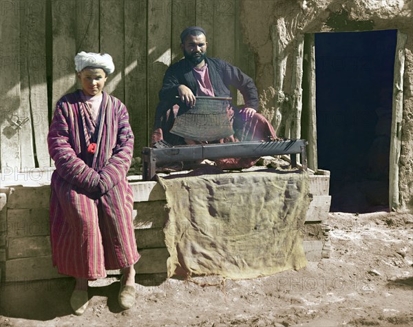 Kebab restaurant, Samarkand, between 1905 and 1915. Creator: Sergey Mikhaylovich Prokudin-Gorsky.