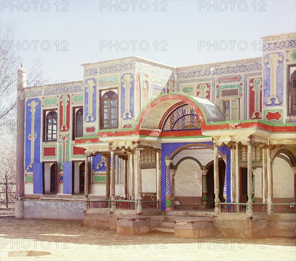 Palace - another façade, Bukhara, between 1905 and 1915. Creator: Sergey Mikhaylovich Prokudin-Gorsky.