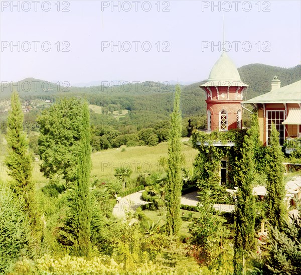 Corner of a dacha, between 1905 and 1915. Creator: Sergey Mikhaylovich Prokudin-Gorsky.