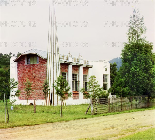 Bamboo workshop, Chakva, between 1905 and 1915. Creator: Sergey Mikhaylovich Prokudin-Gorsky.