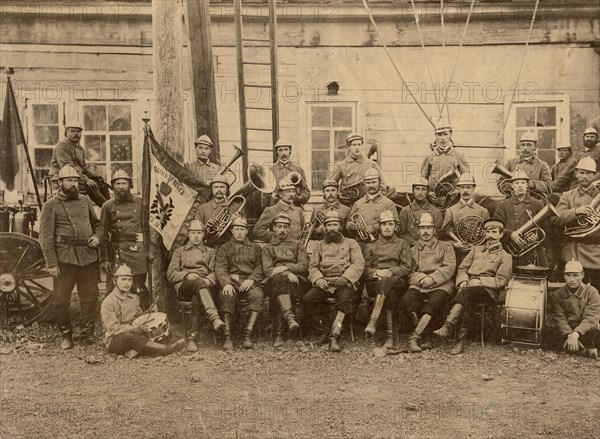 Orchestra, Created in 1903, of the Volunteer Fire Association, early 20th century. Creator: Unknown.