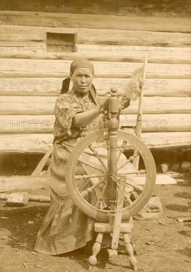 Spinner, 1909. Creator: Nikolai Georgievich Katanaev.