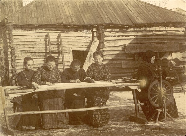 At Work, 1909. Creator: Nikolai Georgievich Katanaev.