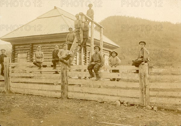 On a Break, 1909. Creator: Nikolai Georgievich Katanaev.