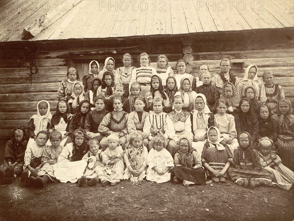 Cossack Girls, 1909. Creator: Nikolai Georgievich Katanaev.