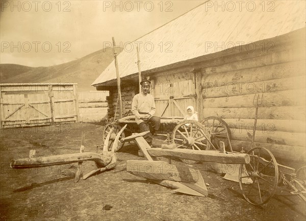 Saban. Wooden and Metal Ploughs, 1909. Creator: Nikolai Georgievich Katanaev.