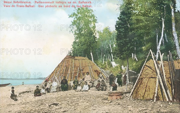 Fishing camp on Lake Baikal, 1904-1917. Creator: Unknown.