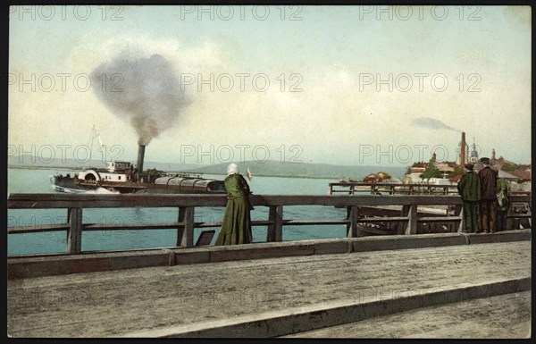 Irkutsk: Steam Ship "Buriat", 1904-1914. Creator: Unknown.