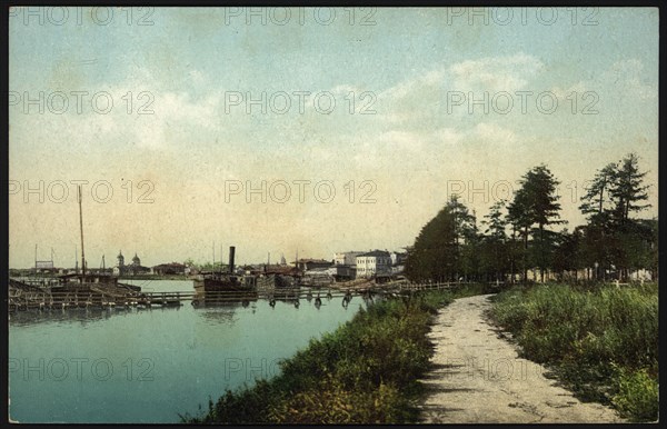 Irkutsk: Embankment of the Angara, 1904-1914. Creator: Unknown.