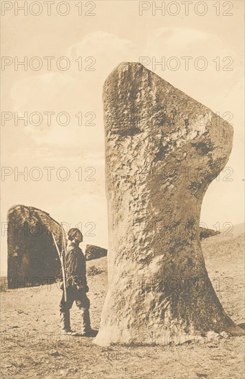 Salbyk mound. Stone "Balobal", 1904-1917. Creator: Unknown.