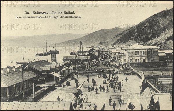 Lake Baikal. Listvyanichnoye village, 1904-1914. Creator: Unknown.