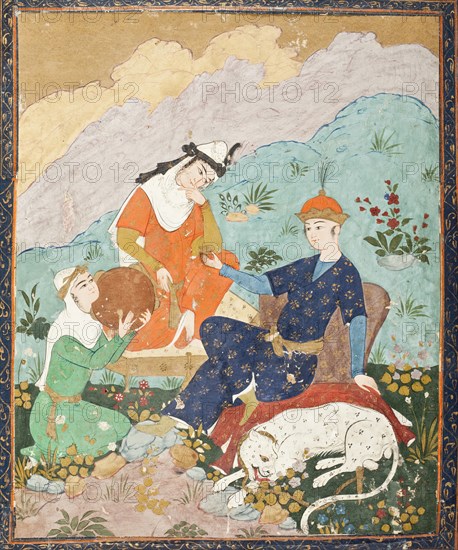 Prince Picnicking with Female Attendants, 18th century or later. Creator: Unknown.