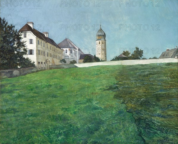 A View of Frauenchiemsee, 1891. Creator: Heinrich Wilhelm Trubner.