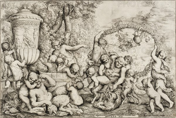 Bacchanal, 1640. Creators: Giovanni Andrea Podestà, Francesco Salamanca.
