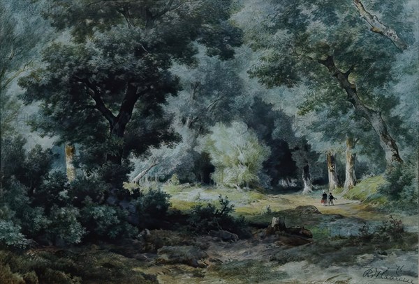Forest interior, 1876. Creator: Remigius Adrianus Haanen.