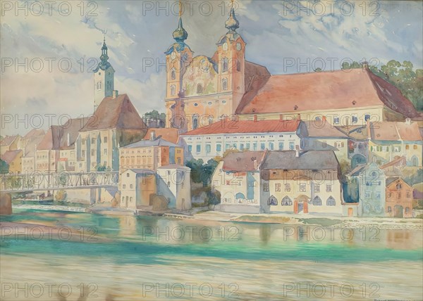 Michael Church in Steyr, 1917. Creator: Richard Harlfinger.