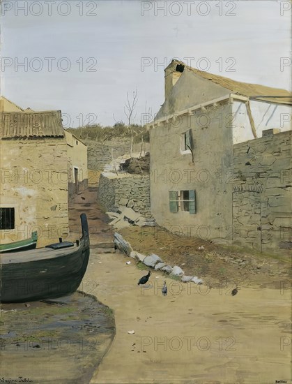 Street in Rovenska, (after 1897?). Creator: Eugen Jettel.