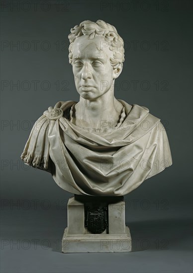 Bust of Archduke Karl, 1842. Creator: Josef Klieber.