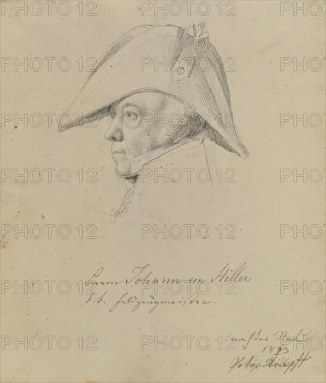 Baron Johann von Hiller, 1813. Creator: Johann Peter Krafft.